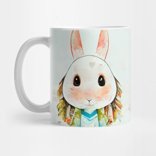 Bunny Lover Cute Rabbit Portrait Mug